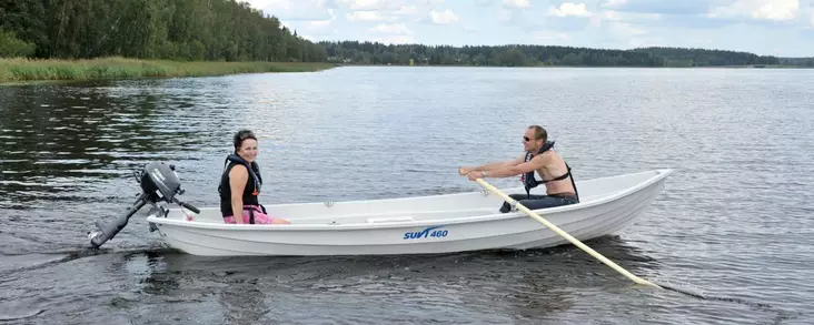 Suvi 460 Soutuvene sis. Airot - Suvi Lasikuituveneet - 30605 - 1