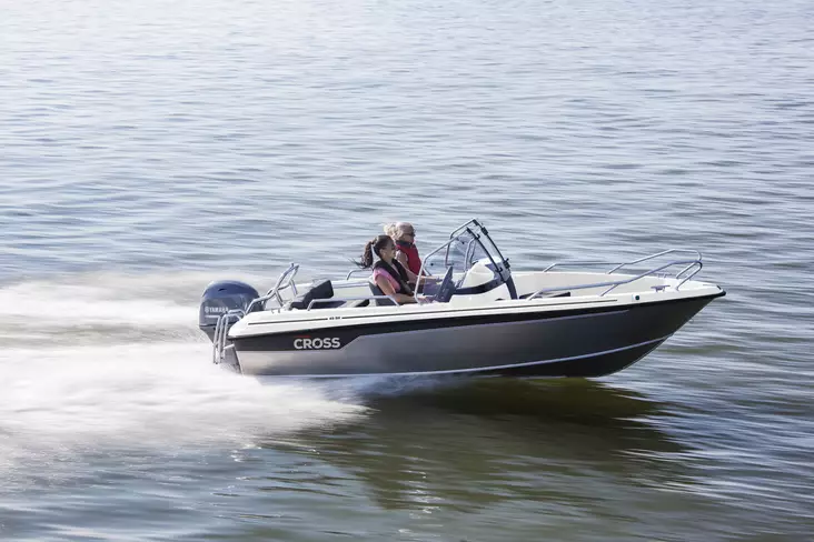 Yamarin Cross 49 Br 2023 vene Yamaha F60hv ja Softdeck - Yamarin Cross Alumiiniveneet - 39445 - 1