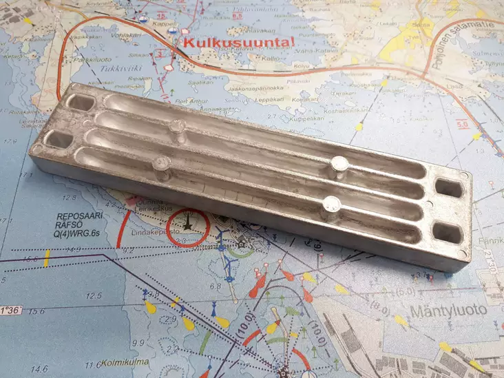 Anodi Yamaha runkoon F175A F200B-F-G F300A F350A 2010+ - Yamaha sinkkianodit - 29166 - 1