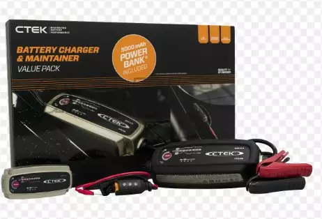 Automaatti akkulaturi CTEK MXS 3.8+Power bank 5000mAh setti - Venesähkö - 50896 - 1