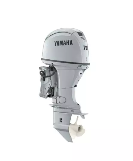 Perämoottori Yamaha F70 BETL pitkä sähkö trimmi valkoinen - Yamaha perämoottorit - 50346 - 1
