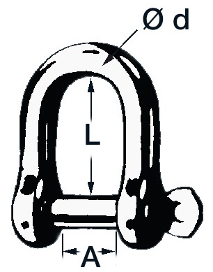 Galvanisoitu sakkeli 10 mm - Sakkelit, haat ja vanttiruuvit - D123016 - 2