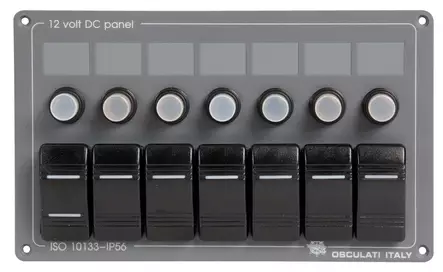 Katkaisija paneli - Venesähkön asennustarvikkeet - D123806 - 1