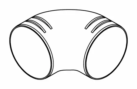 MUTKAKAPPALE 90 AST MUSTA 90MM - Lämmittimet veneisiin - M9515009676 - 1