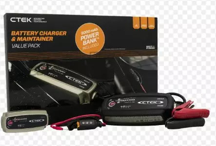 Automaatti akkulaturi CTEK MXS 3.8+Power bank 5000mAh setti - Venesähkö - 50896 - 1