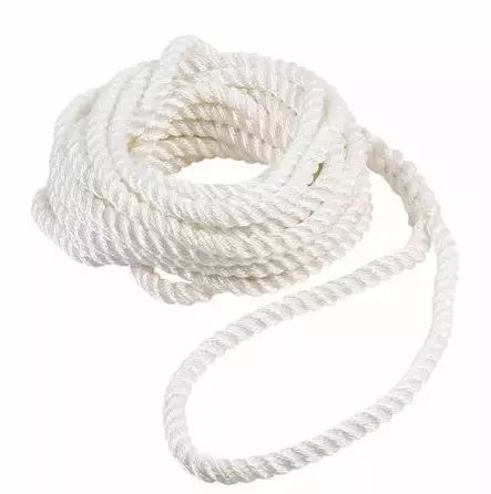 Kiinnitysköysi 12mm 6m silmukalla PP, valkoinen - Köydet veneilyyn - 38166 - 1