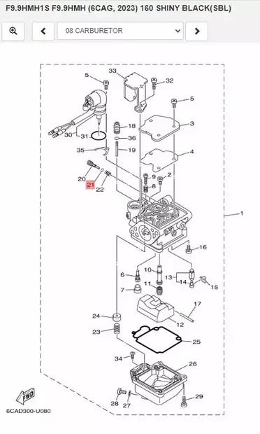 O-Rengas/O-Ring Kaasari Yamaha F4B-F9.9H F15C-F25D F80A-F100C - Yamaha muut - 27386 - 2
