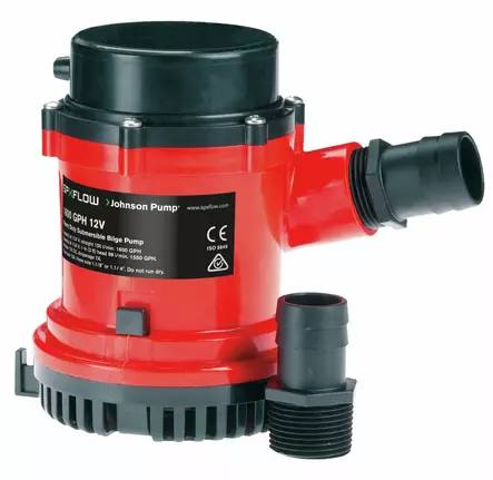 PILSSIPUMPPU SUURTEHO 1600 GPH 12V - Veneen tyhjennyspumput ja katkaisimet - M9515004536 - 1