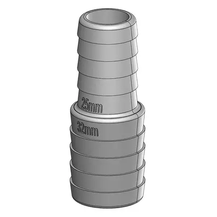 SUPISTUSNIPPA 32-25MM - Läpiviennit, letkuliitos ja sulkuhanat - M9515030456 - 1