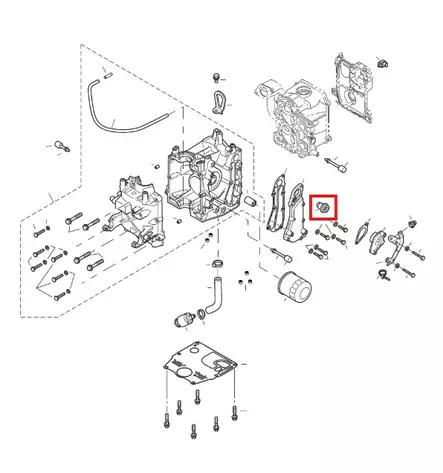Termostaatti/Thermostat Mercury EFI 9.9-20hv - Mercury/Mercruiser osat - 51086 - 1