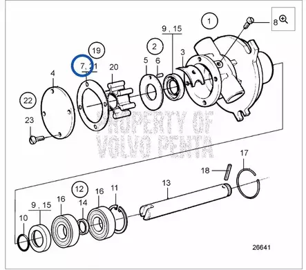 Tiiviste - Sisäperämoottorin osat - 6576 - 2