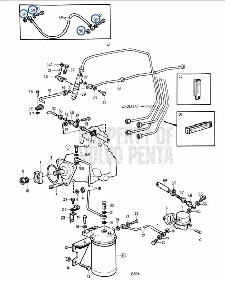 Tiiviste - Sisäperämoottorin osat - 7346 - 2