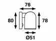 KOHDEVALAISIN TUBE KROMI - Venesähkö - M9514050296 - 2