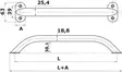 Osculati Handrail AISI 316 915 mm - Kaide- ja kuomuhelat - D223716 - 2