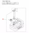Polttoainesäiliö Fuel Tank Assy Yamaha 12L std. - Yamaha muut - 31346 - 2