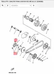 Slider/Clutch Roller Slider Yamaha Moto CS50 CW50 YN50 YH50 YQ50 - Yamaha Moto - 17906 - 2