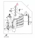 Imusarjan Tiiviste/Gasket Manifold 1 F75B/F80B/C/F100D Yamaha - Yamaha muut - 37316 - 2