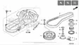 Jakohihna/Timing Belt Honda BF60A - Honda osat perämoottoreille - 30926 - 2