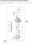 Kaasutin/Carburetor & Bolt Set 6DR21 Yamaha F9.9F 2008-2012 - Yamaha osat perämoottoreille - 51096 - 1