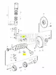 Runkolaakerisarja/Main Bearing Pair STD - Sisäperämoottorin osat - 13736 - 2