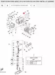 Sylinterikannen Tiiviste/Gasket Head Cover 1 Yamaha 4C/AS/AC 5C/CS - Yamaha muut - 16686 - 2