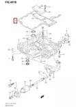 Tiiviste/Gasket Engine Holder Suzuki DF90-DF140 - Suzuki osat perämoottorille - 50856 - 2