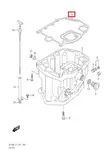 Tiiviste/Gasket Oil Pan Suzuki DF90-DF140 - Suzuki osat perämoottorille - 50616 - 1