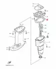 Tiiviste/Gasket Upper Casing Yamaha 40V/40Y/50H - Yamaha muut - 32866 - 2