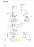 Tiiviste Vesipumpun Kotelo/Gasket Water - Suzuki osat perämoottorille - 37106 - 2