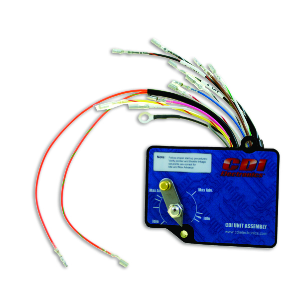 Cdi Elec. Yamaha Ignition Pack - 3 Cyl. 40/50HP (1989-94) - Perämoottorin Sähköosat - D186006 - 1