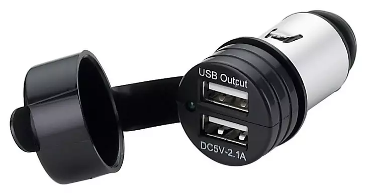 Double USB plug - Venesähkön asennustarvikkeet - D160016 - 1