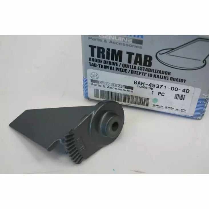 Eväsinkki TAB-TRIM Yamaha F9.9H F15C F20B - Yamaha sinkkianodit - 24406 - 1