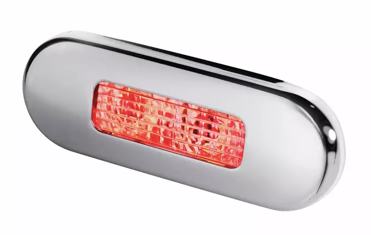 HELLA ASKELMAVALO, KROMATTU KUORI, PUNAINEN LED - Venesähkö - M9514024606 - 1