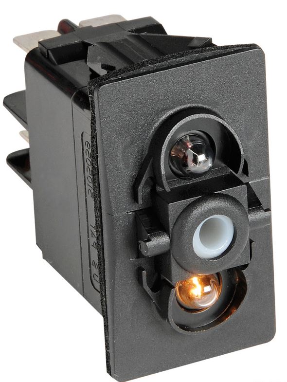 Katkaisija ON-OFF tupla LED - Venesähkön asennustarvikkeet - D440276 - 1