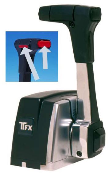 Kaukosäätölaite/Hallintalaite 700TS pinta-asennus (33C kaapelit) (700TS SEASTAR) - Ohjaustarvikkeet - 17776 - 1