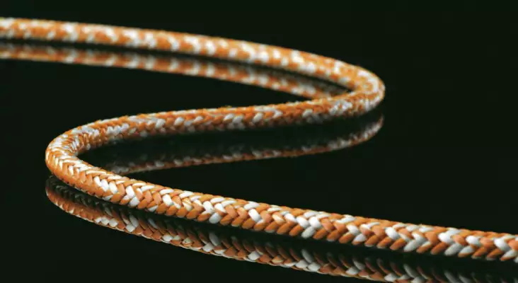 KÖYSI DINGHY STAR PRO 6MM VALKOINEN/RUSKEA - Veneen kiinnitys - M9518117706 - 1