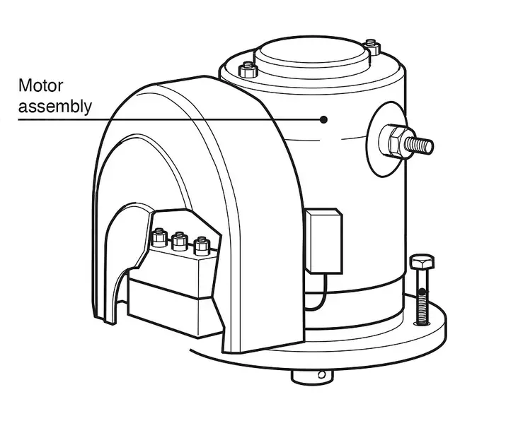 MOOTTORI 185TT-KEULAPOTKURILLE 12 V 6,0 kW - NMEA 2000-tarvikkeet - M9512408166 - 1