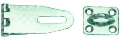 SALPA RUOSTUMATONTA TERÄSTÄ - Veneen lukot ja saranat - M9516034006 - 1