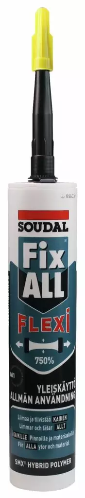 SOUDAL FIX ALL FLEXI 290 ML HARMAA - Korjaus- ja tiivistysaineet - M9519500206 - 1
