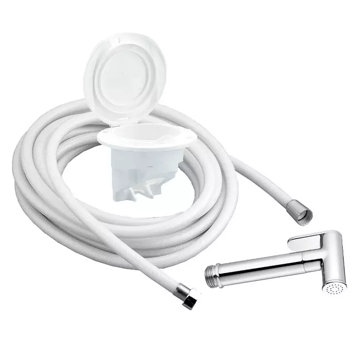 SUIHKULETKU LÄPIVIENNILLÄ 2,5M, KROMI - Veneen LVI - M9515004346 - 1
