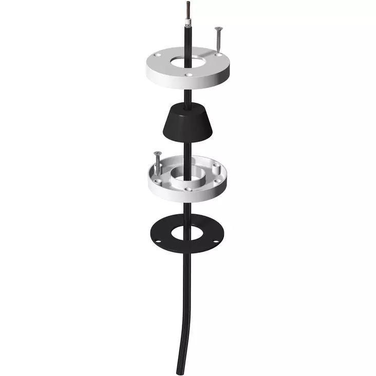 Shakespeare ACC108 Thru Deck Gland for RG-58 and RG-213 - Meri-VHF-radiopuhelimet ja tarvikkeet - D156656 - 1