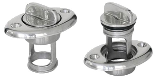 Tyhjennystulppa 43x64mm Ø32mm AISI 316 - Läpiviennit, letkuliitos ja sulkuhanat - D124316 - 1