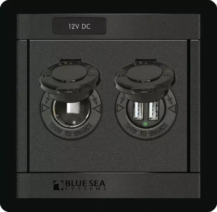 USB JA 12V PISTORASIA PANEELI - Venesähkö - M9514803406 - 1