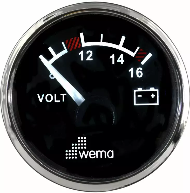 VOLTTIMITTARI 12V MUSTA / RST KEHYS - Venesähkö - M9514700326 - 1