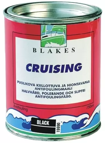 BLAKES CRUISING 0.75L 19990 BLACK (Meri ja murtovesi), EI ALUMIINI - Veneen pohjamaalaus - 31976 - 1