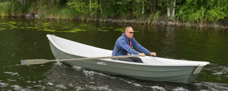 Suvi 48 Kelo Soutuvene sis. Airot 2-kuorinen - Suvi Lasikuituveneet - 33126 - 1