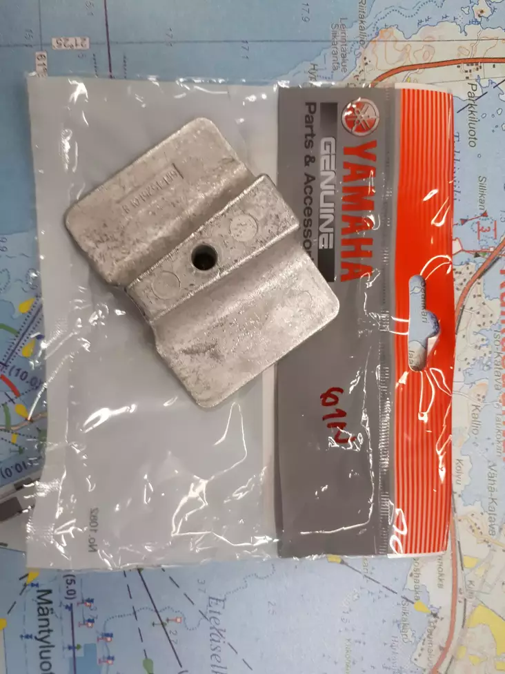 Anodi Yamaha 9.9F 15F F15A F20A F25A F25D - Yamaha sinkkianodit - 5827 - 1