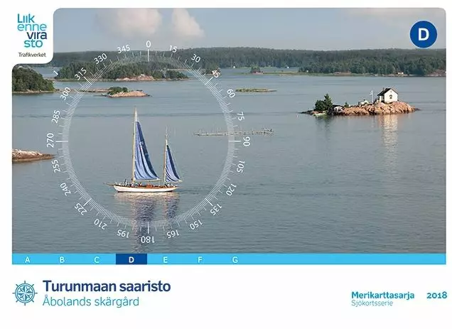 Karttasarja D TURUNMAAN SAARISTO Painos 2018 - Veneilykartat - 7947 - 1