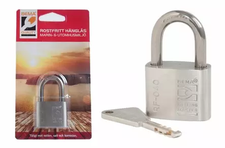 Bema RF-040 Riippulukko 7mm/26,5mm/20mm - Lukot veneisiin - D190007 - 1