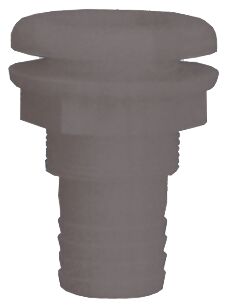 LÄPIVIENTI 25 MM MUSTAA MUOVIA - Veneen LVI - M9515030057 - 1